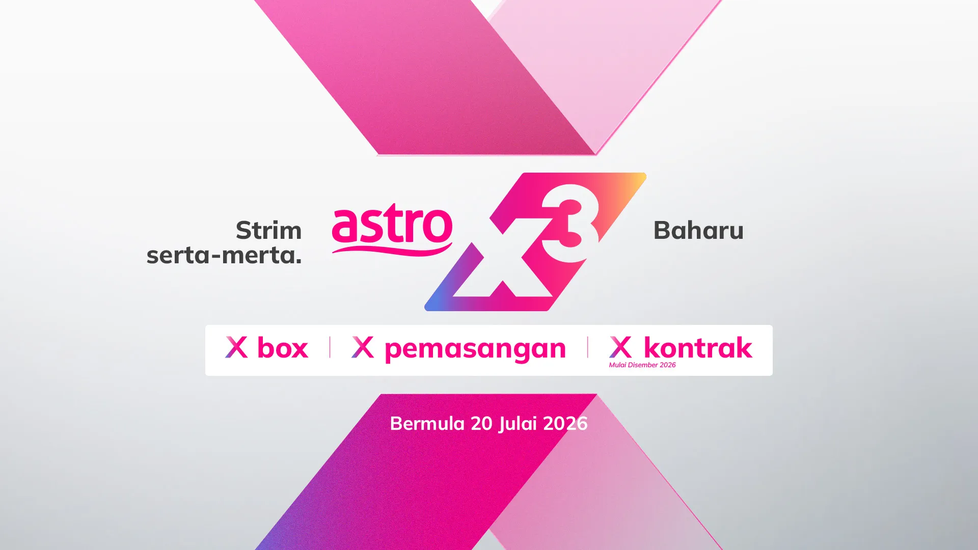 Strim serta-merta dengan Astro X3 serba baharu