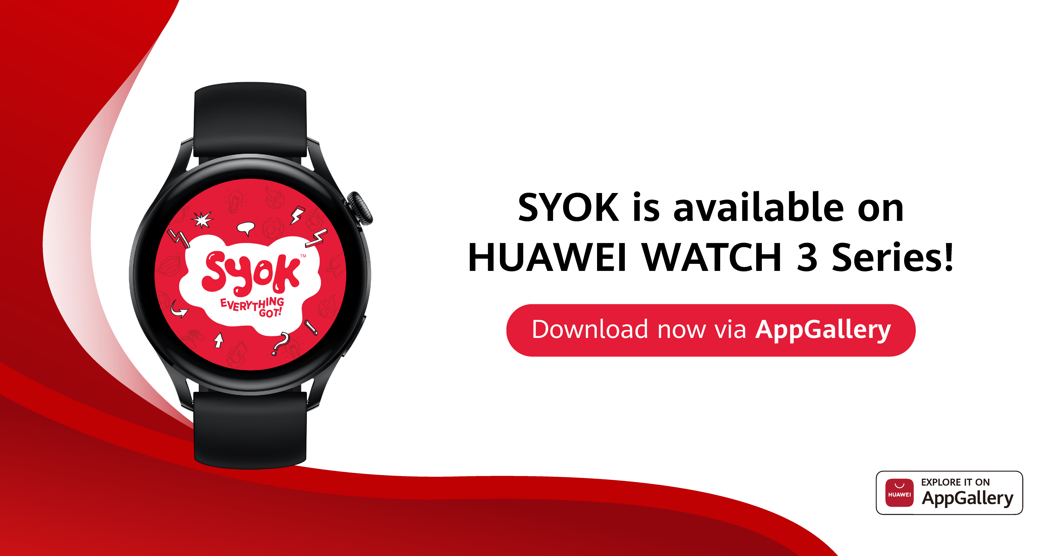 SYOK App Now Available on the HUAWEI WATCH 3 Series