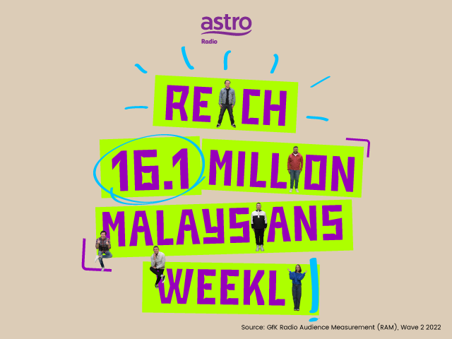 Astro Radio remains No. 1 local radio with 16.1 mil weekly listeners
