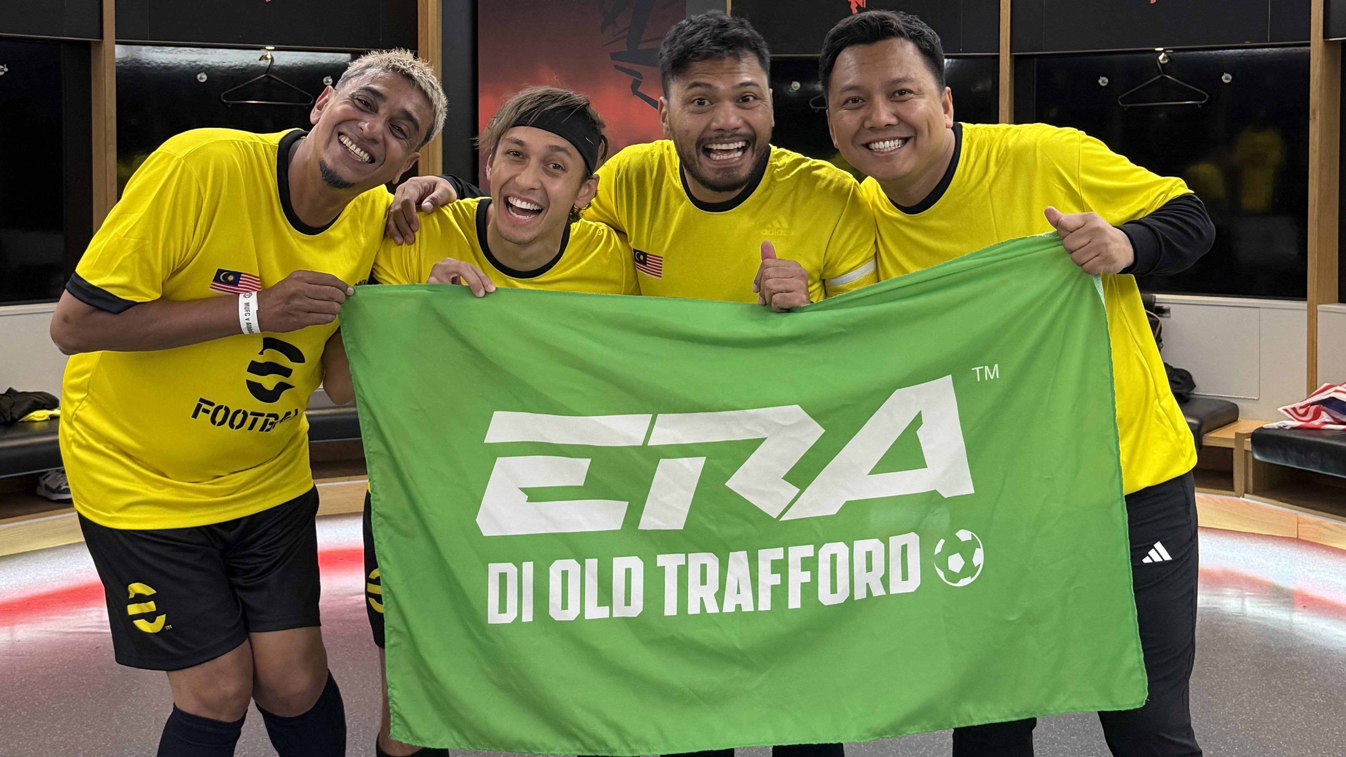 ERA Lakar Sejarah Sebagai Radio Malaysia Pertama Bersiaran Dari Dalam Stadium Old Trafford