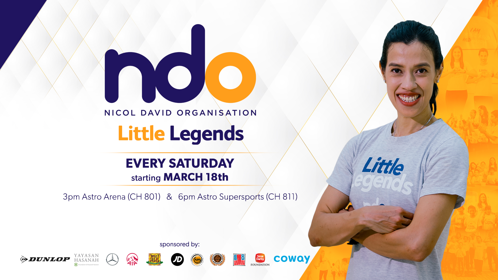 Datuk Nicol David Little Legends docuseries on Astro Arena