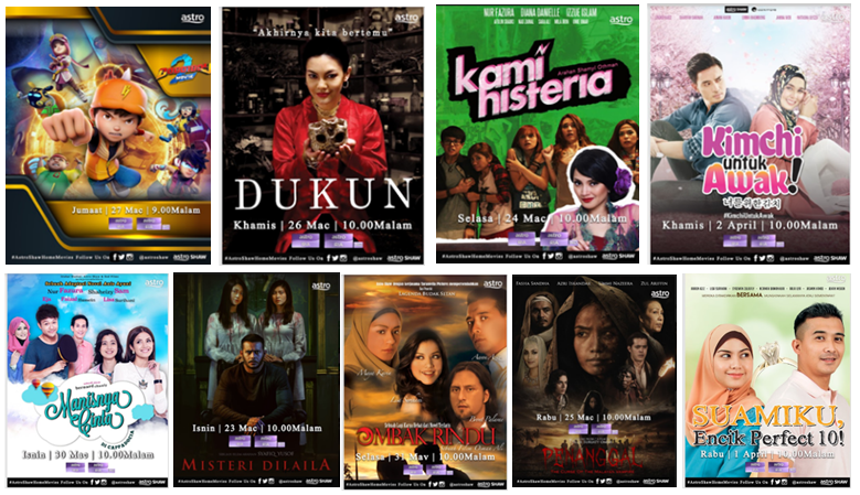 Astro Ria Saji Koleksi Filem Tempatan Blokbuster Terhebat Sepanjang Tempoh Perintah Kawalan Pergerakan