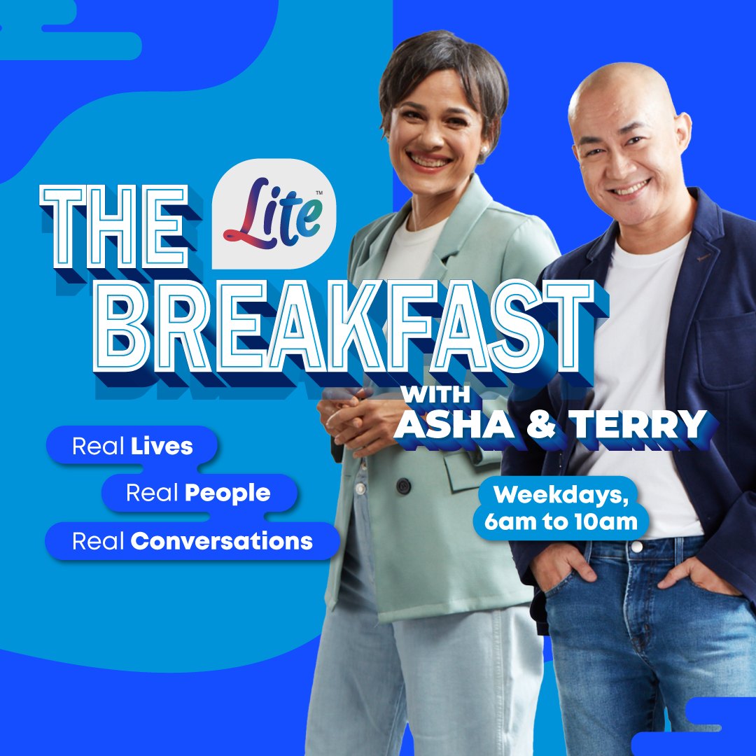 Lite FM introduces the new Lite Breakfast with Asha and Terry