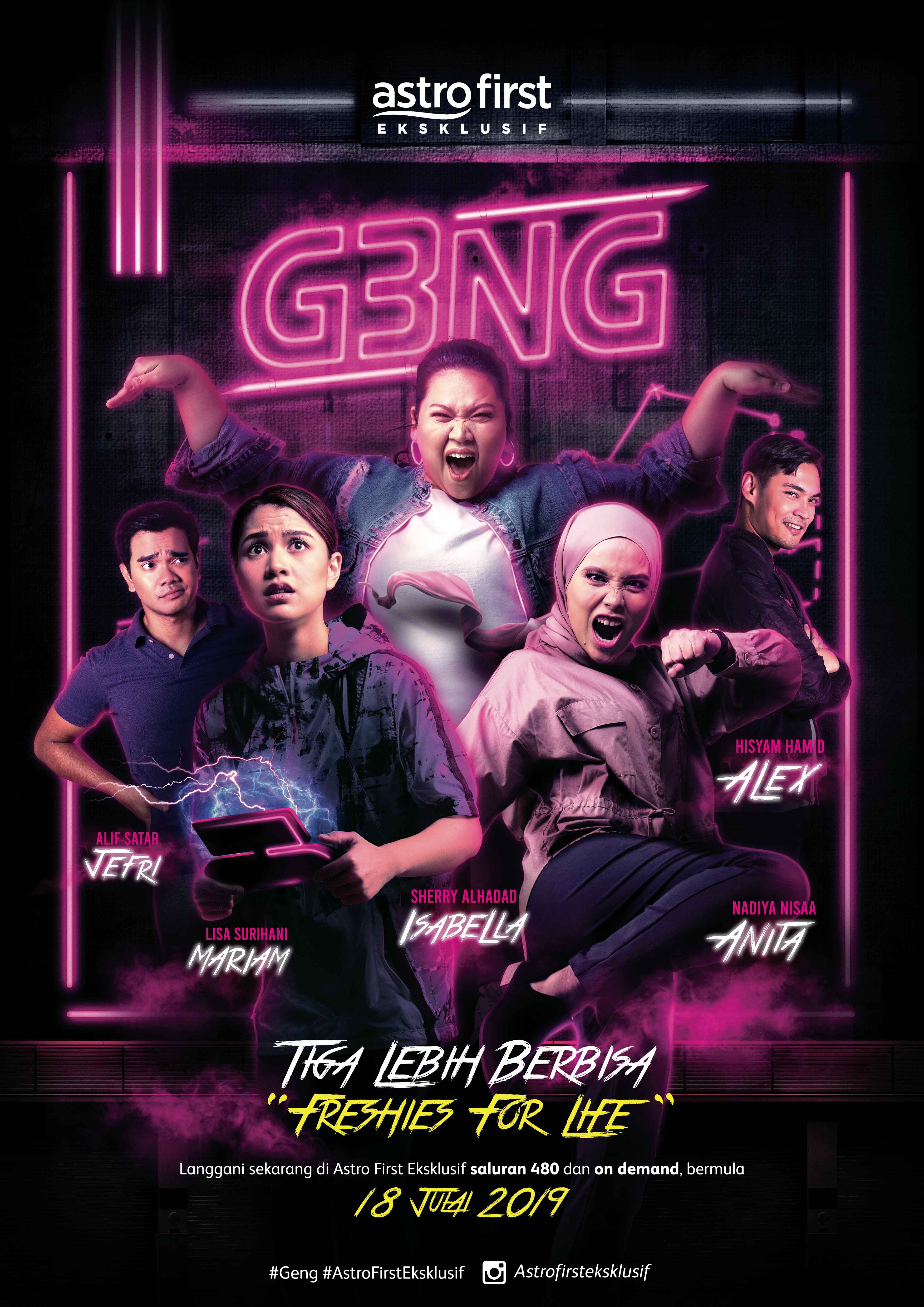 Sherry Alhadad, Lisa Surihani & Nadiya Nisaa Dalam “Geng” – Tiga Lebih Berbisa!
