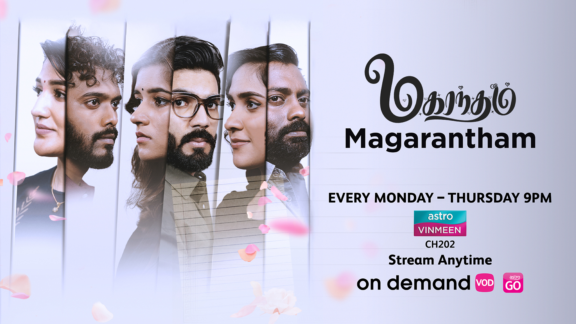 Local Tamil romance series ‘Magarantham’ premieres  on Astro Vinmeen (Ch 202) from 10 August