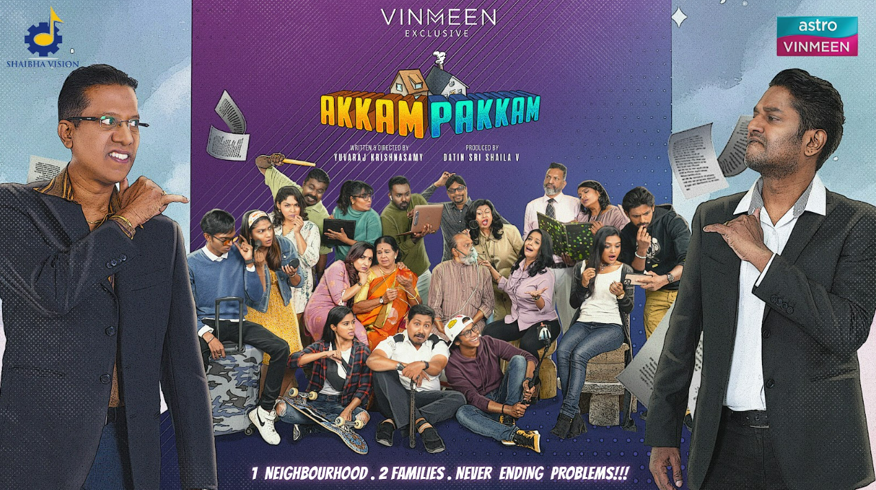 Local Tamil family drama series ‘Akkam Pakkam’ premieres 2 Oct on Astro Vinmeen (Ch 202)