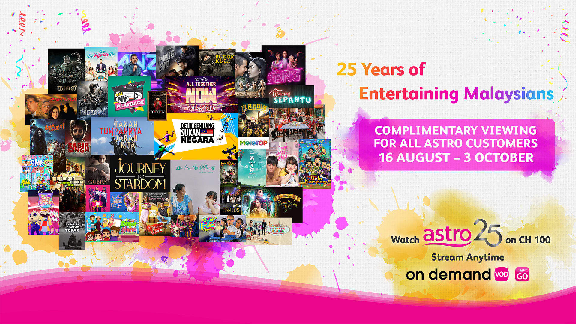 Astro’s National Day and 25 Years of Serving Malaysians campaign