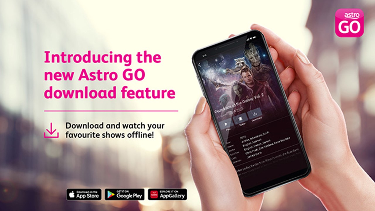 Astro GO introduces new Download feature
