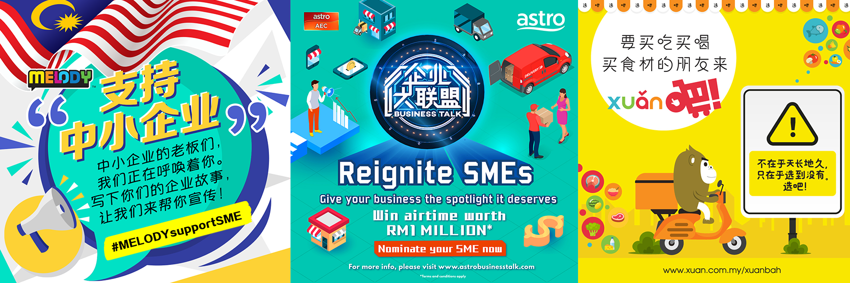 Astro supports SMEs through its TV, radio and digital platforms