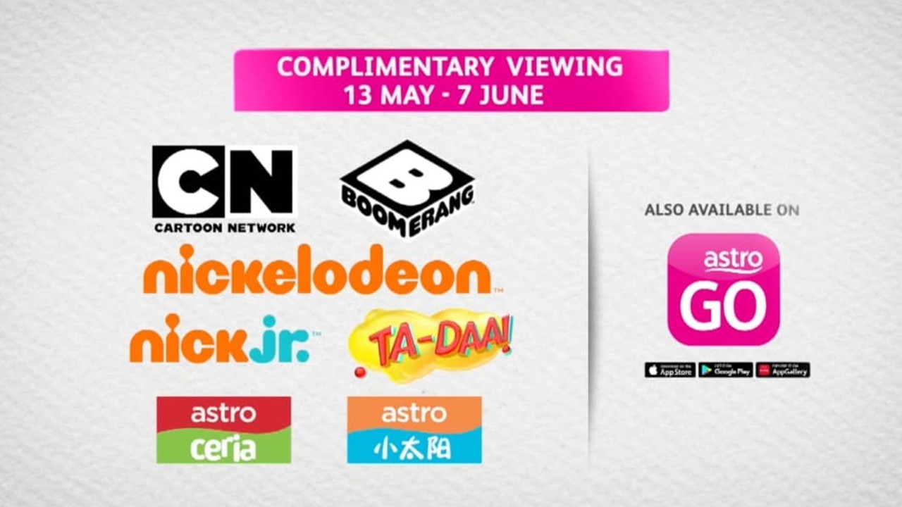 Complimentary Viewing of Kids Channels on Astro