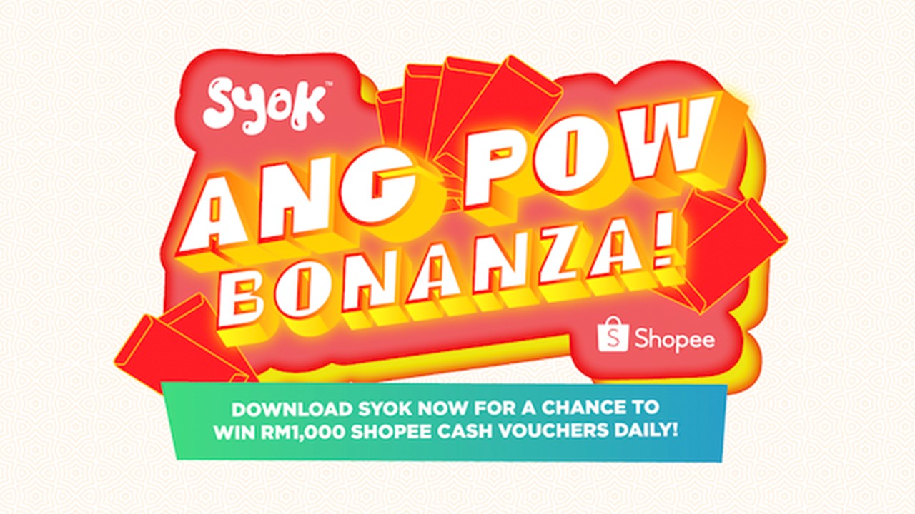Win Shopee cash vouchers with ‘SYOK Ang Pow Bonanza’