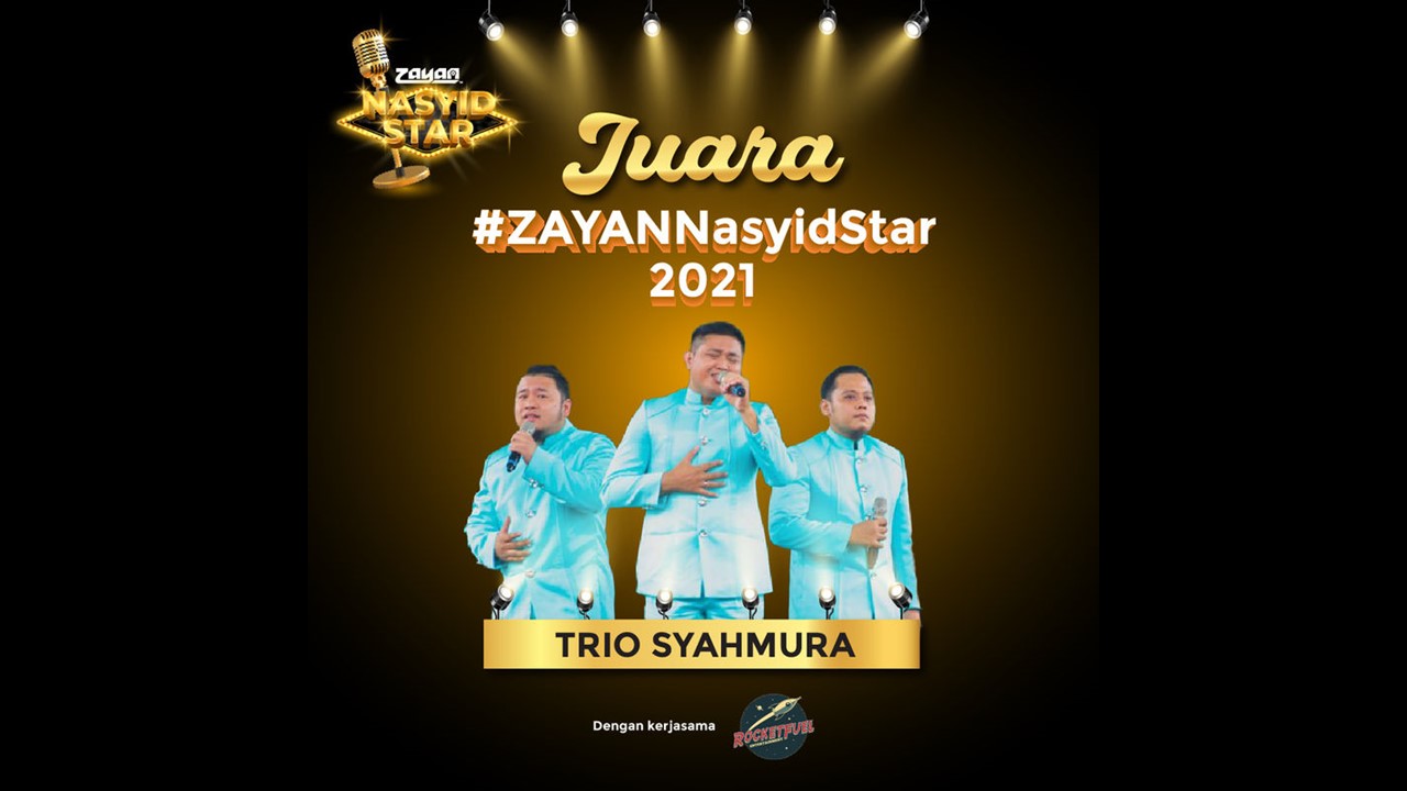 ZAYAN mengumumkan juara pertandingan ‘ZAYAN Nasyid Star’