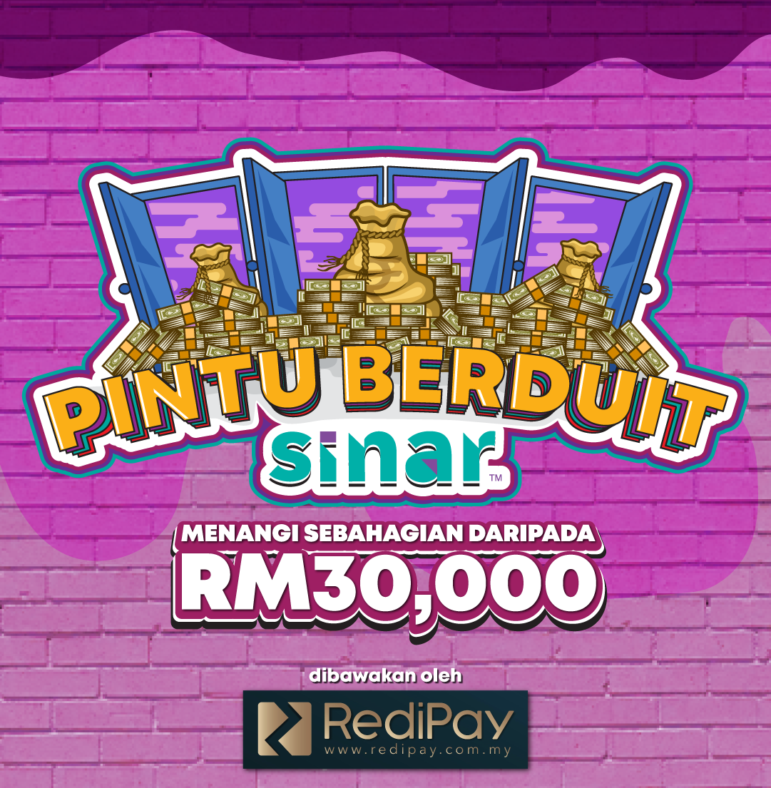 MENANGI HADIAH WANG TUNAI DALAM PINTU BERDUIT SINAR