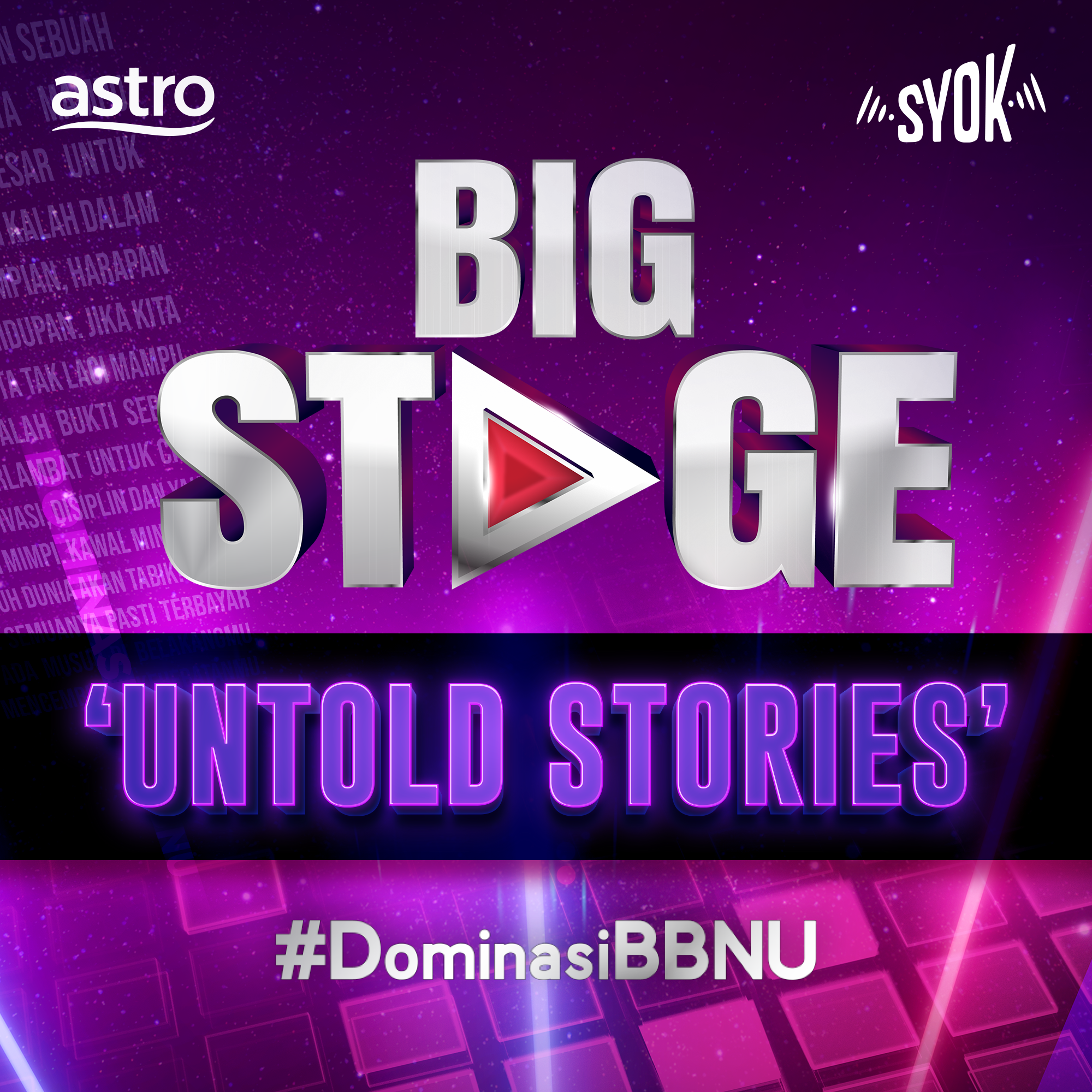 Strim siri podcast baharu ‘Big Stage Untold Stories’ di aplikasi SYOK