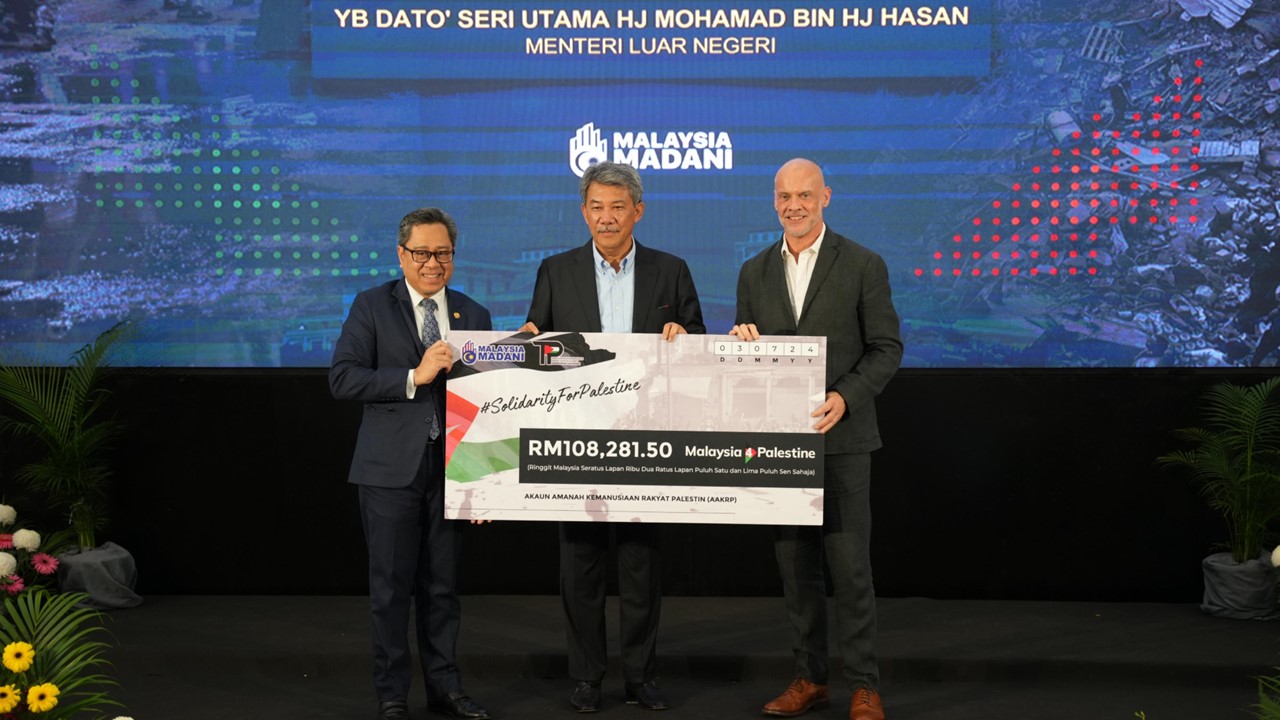 Malaysians Rally to Donate RM108,281.50 in 48 Hours for Malaysia4Palestine Initiative