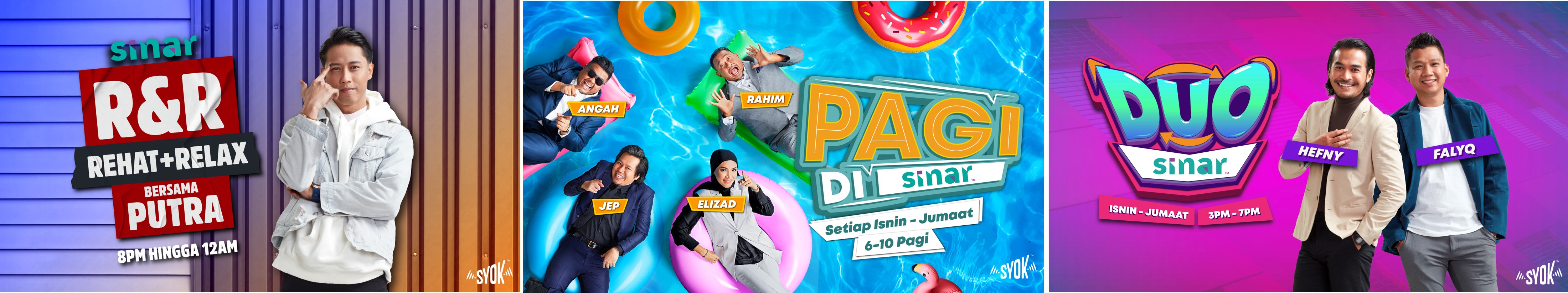 SINAR tampilkan personaliti baharu di ‘Pagi Di SINAR’, ‘Duo SINAR’ dan ‘R&R SINAR’