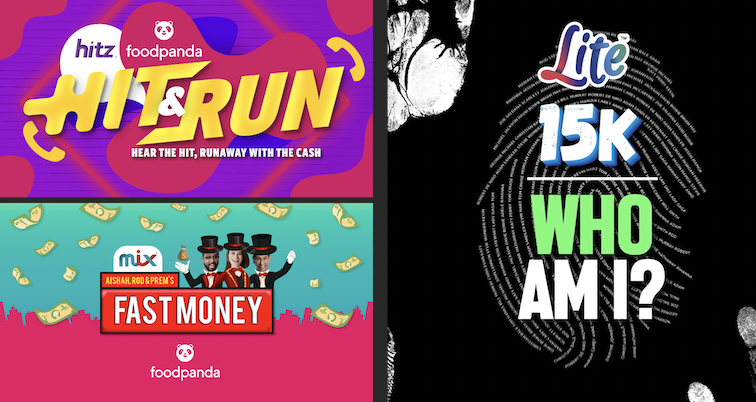 HITZ, MIX and LITE fans stand to win cash prizes!