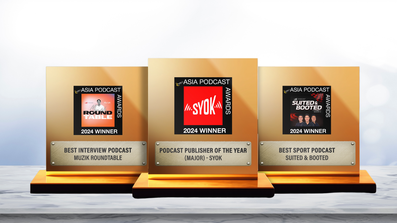 SYOK Takes the Spotlight with Three Wins at  Asia Podcast Awards 2024