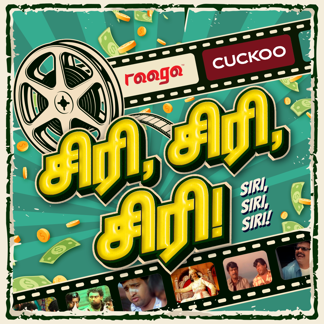 Win a share of RM15000 in cash and have a laugh with ‘RAAGAvil Siri Siri Siri’ on-air contest