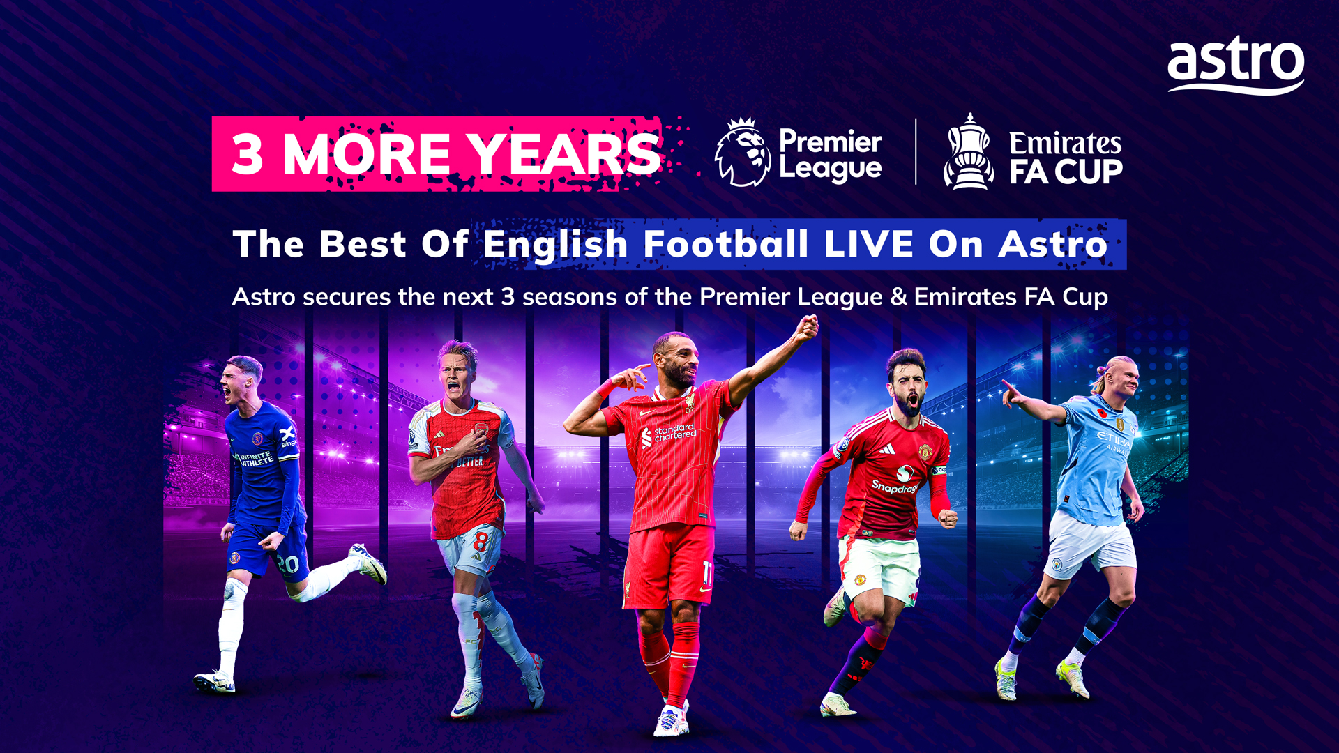 Astro Secures Premier League & The Emirates FA Cup Rights Through 2028