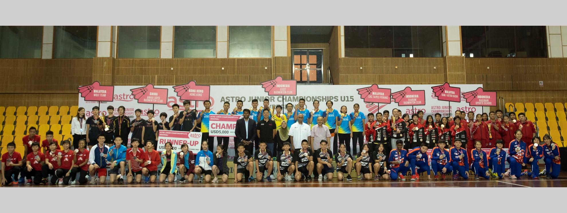 EXIST BADMINTON CLUB CROWNED CHAMPIONS OF ASIA’S FIRST EVER U15 MIXED TEAM BADMINTON CHAMPIONSHIP