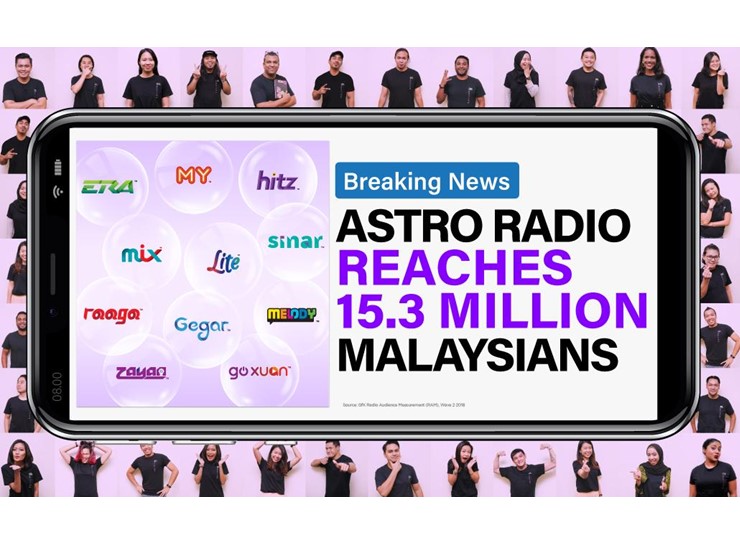 Astro Radio continues to lead with 15.3 million weekly listeners