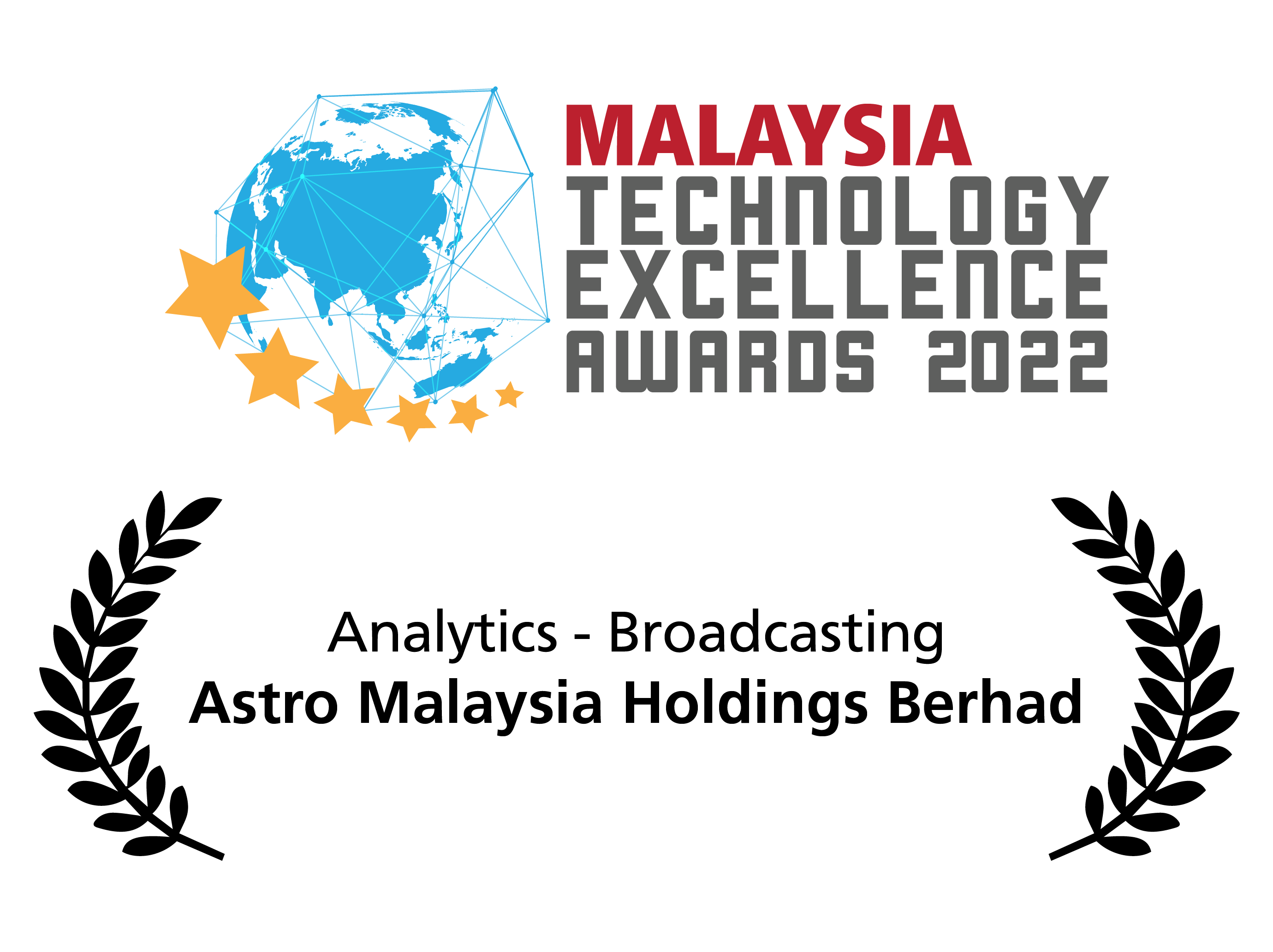 Astro wins Analytics Award for Broadcasting at  Malaysia Technology Excellence Awards 2022