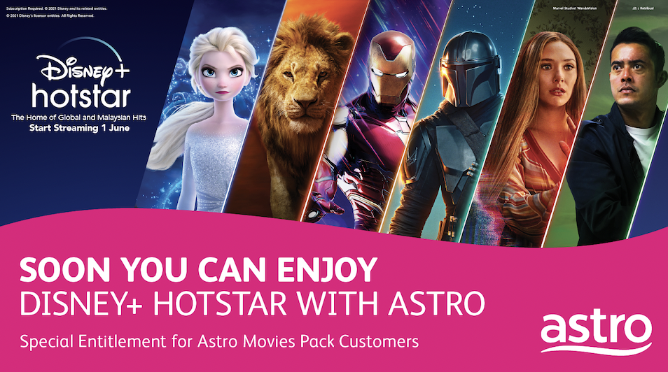 Astro appointed an official distributor of Disney+ Hotstar