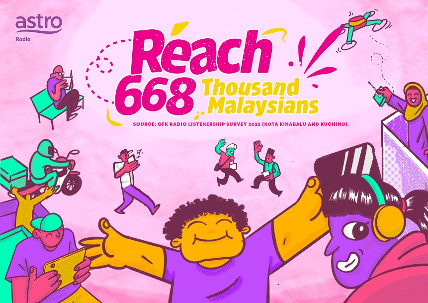 Astro Radio remains No. 1 in Kuching and Kota Kinabalu with over 74% listenership