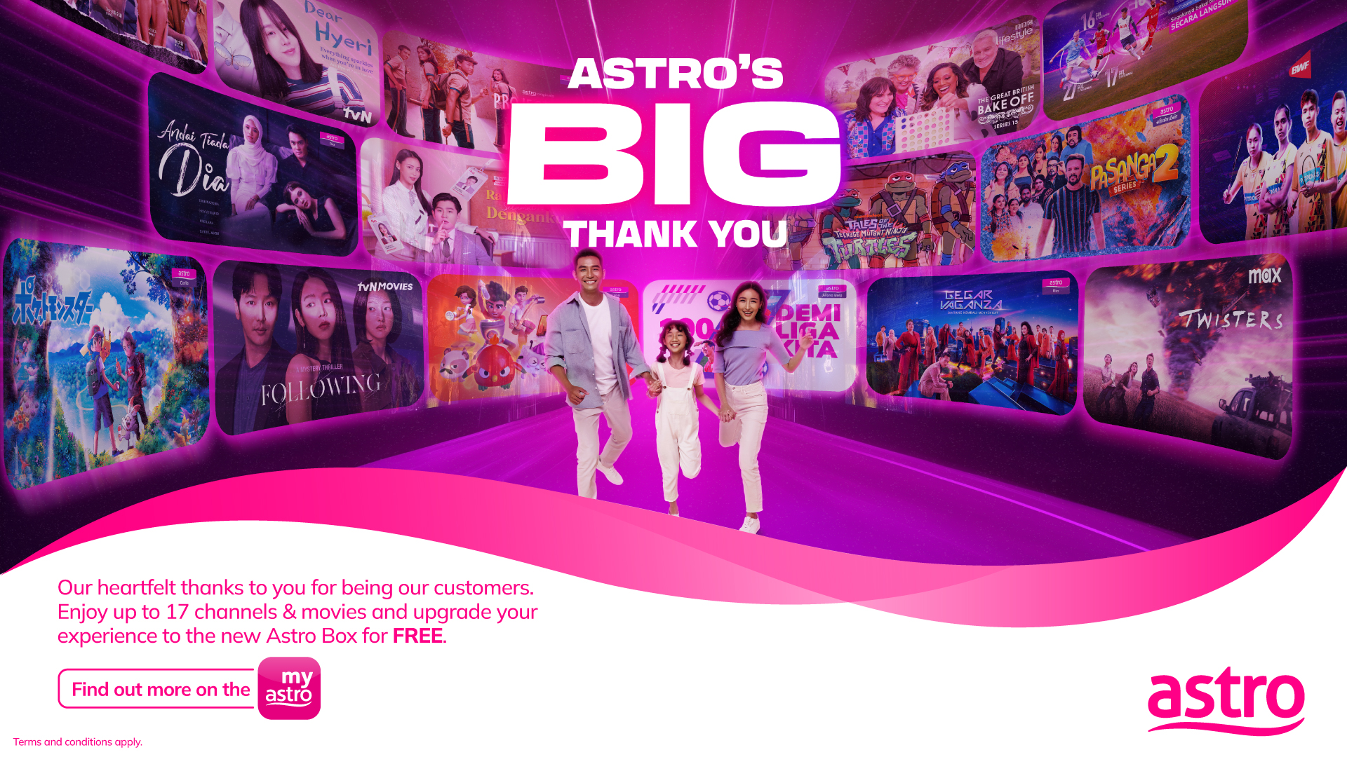 ‘Astro’s Big Thank You’ Gifts Personalised Rewards for All Customers