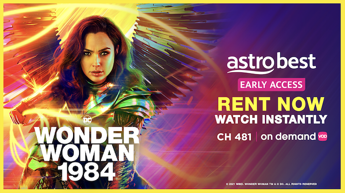 WATCH “WONDER WOMAN 1984” ON ASTRO