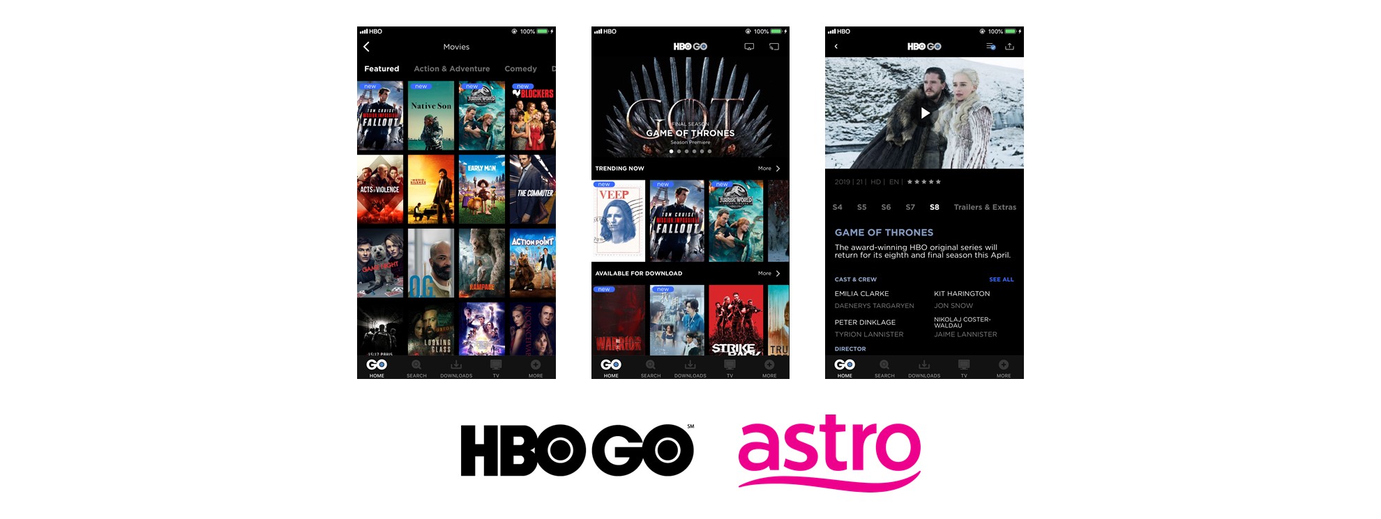 HBO Asia`s Streaming Platform HBO GO to debut exclusively in Malaysia on Astro in May
