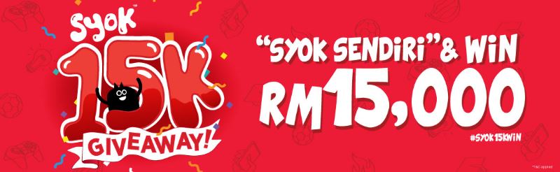 Take home cash prizes with the SYOK 15K Giveaway