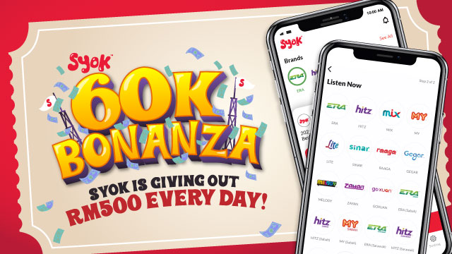‘SYOK 60k Bonanza’ offers daily cash prizes to all Malaysians