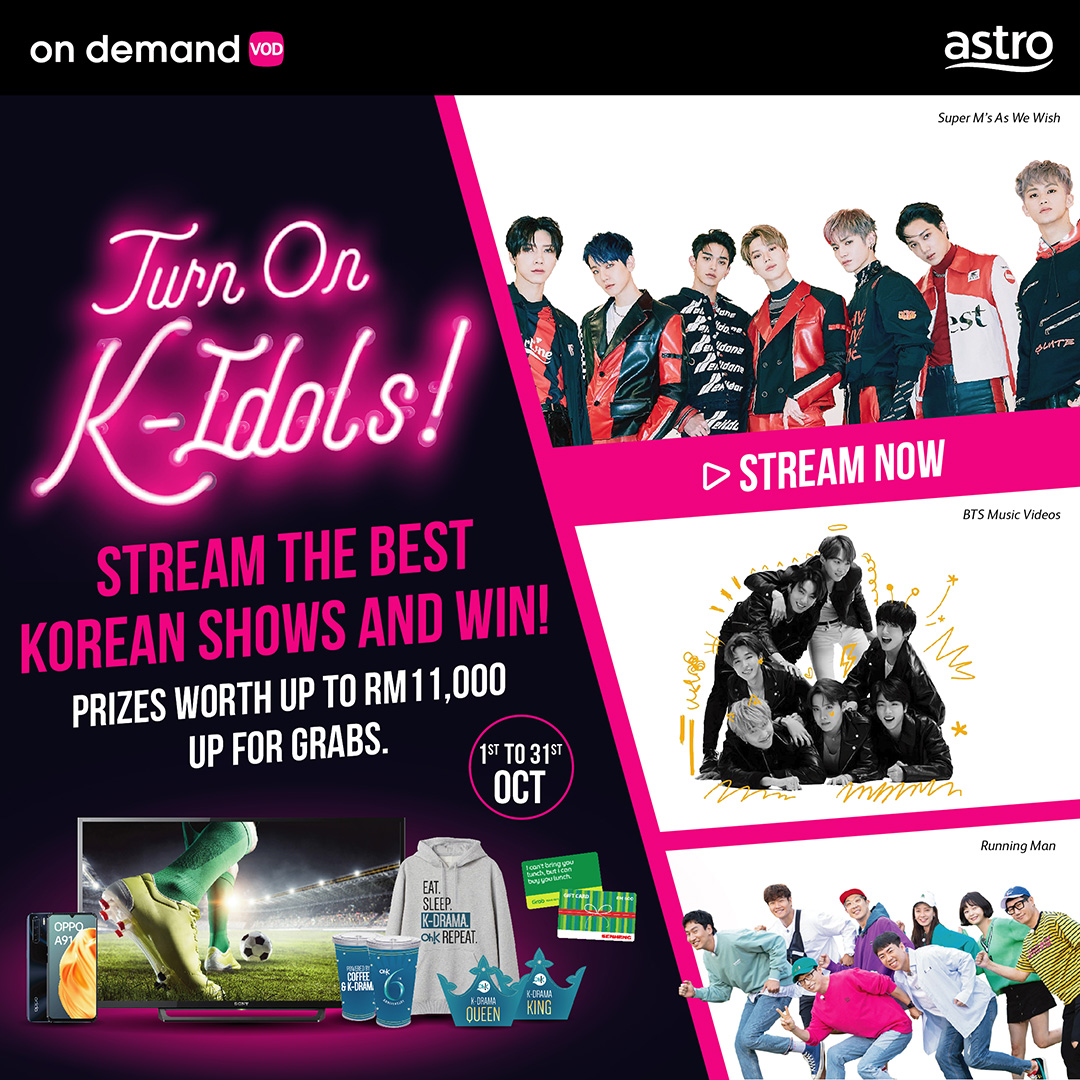 Astro customers can stream the best Korean shows  and win with ‘Turn On K-Idols’