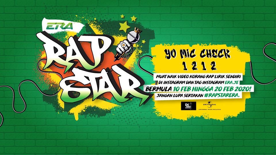 Serlah bakat nyanyian rap bersama #RapStarERA