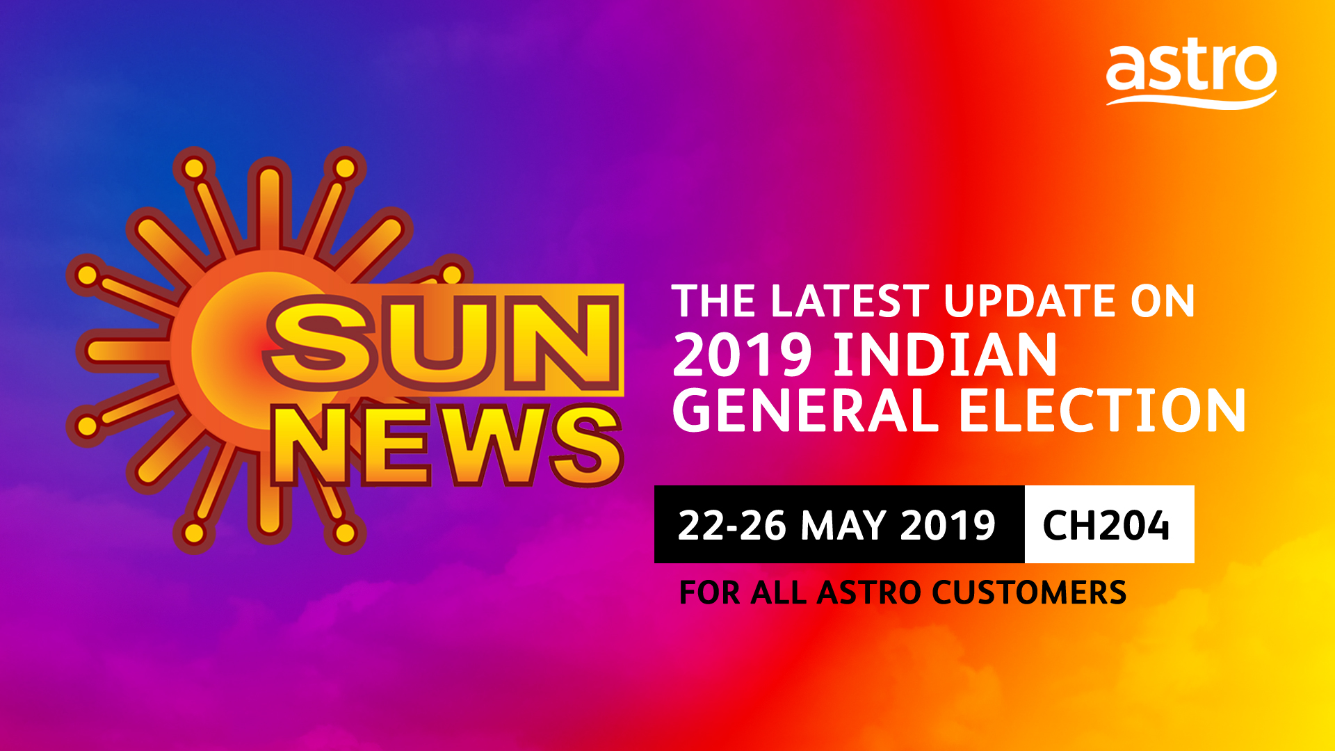 Get the latest on the 2019 Indian General Election results on Sun News