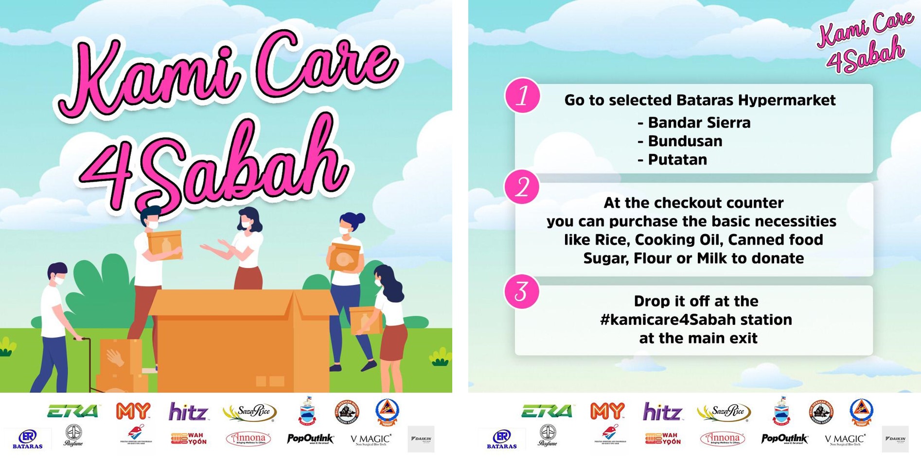 Astro Radio Sabah Activates #Kamicare4sabah Charity Drive