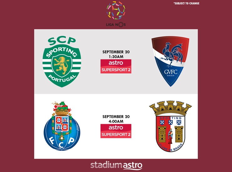 Astro adds Portuguese Primeira Liga to its live sports offerings
