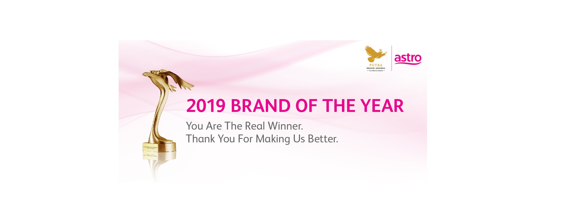 Astro is the Putra Brand of the Year 2019